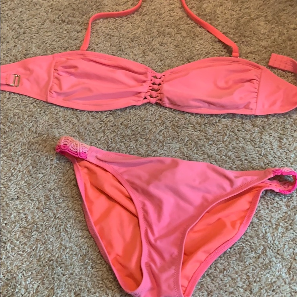target neon pink bikini